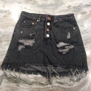 Forever 21 denim mini skirt